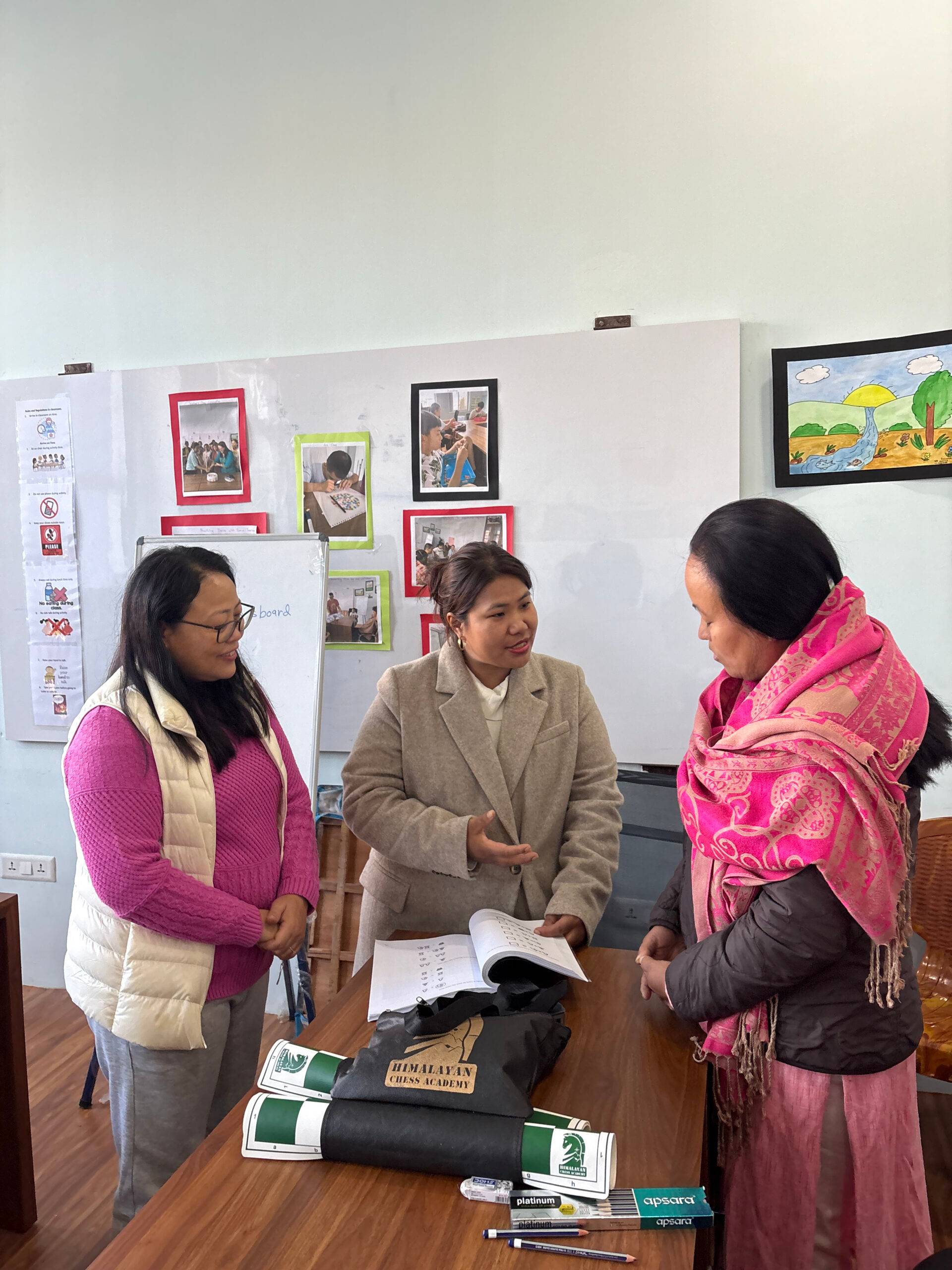 Chess coaching session