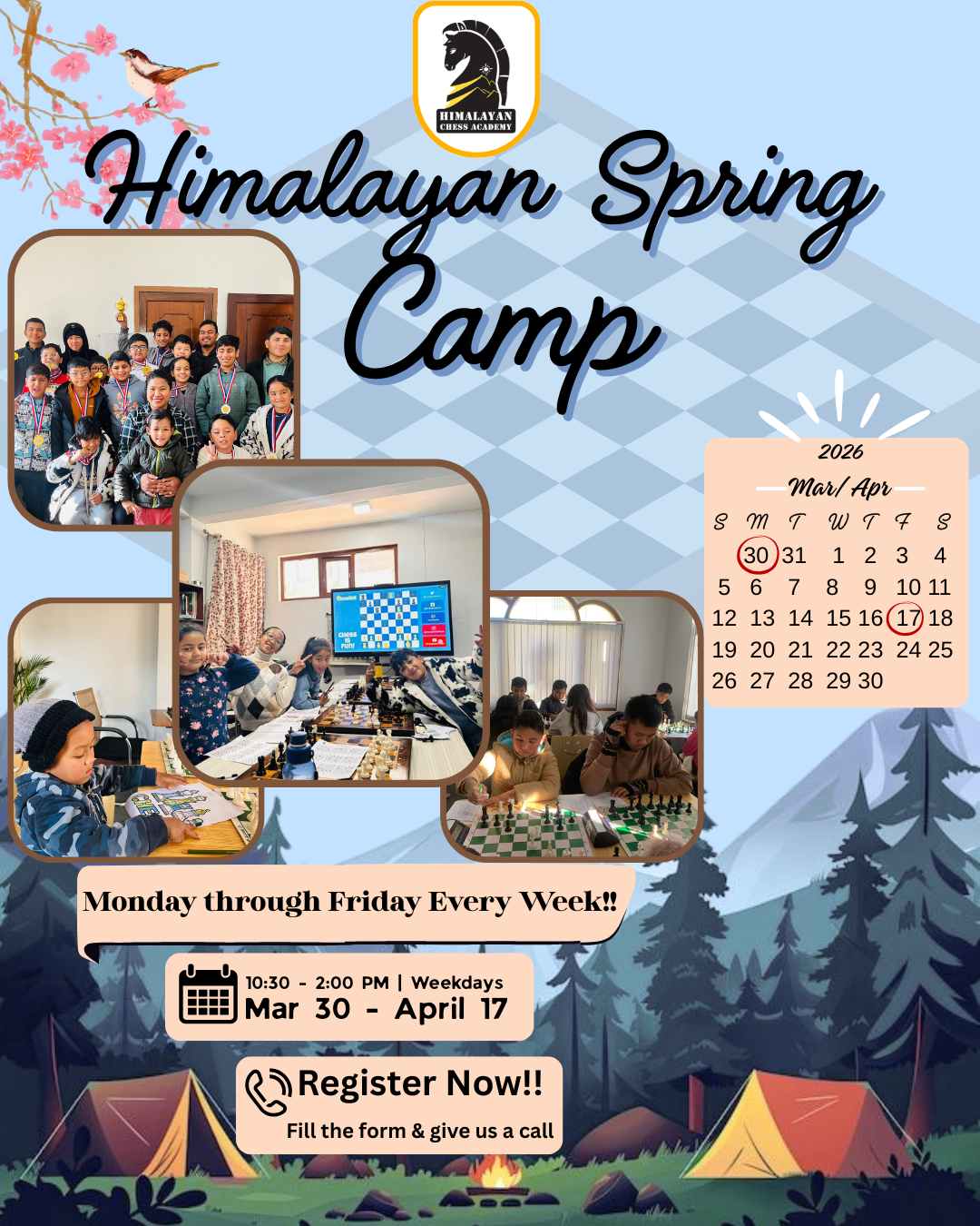 Himalayan Chess Spring Workshop 2026